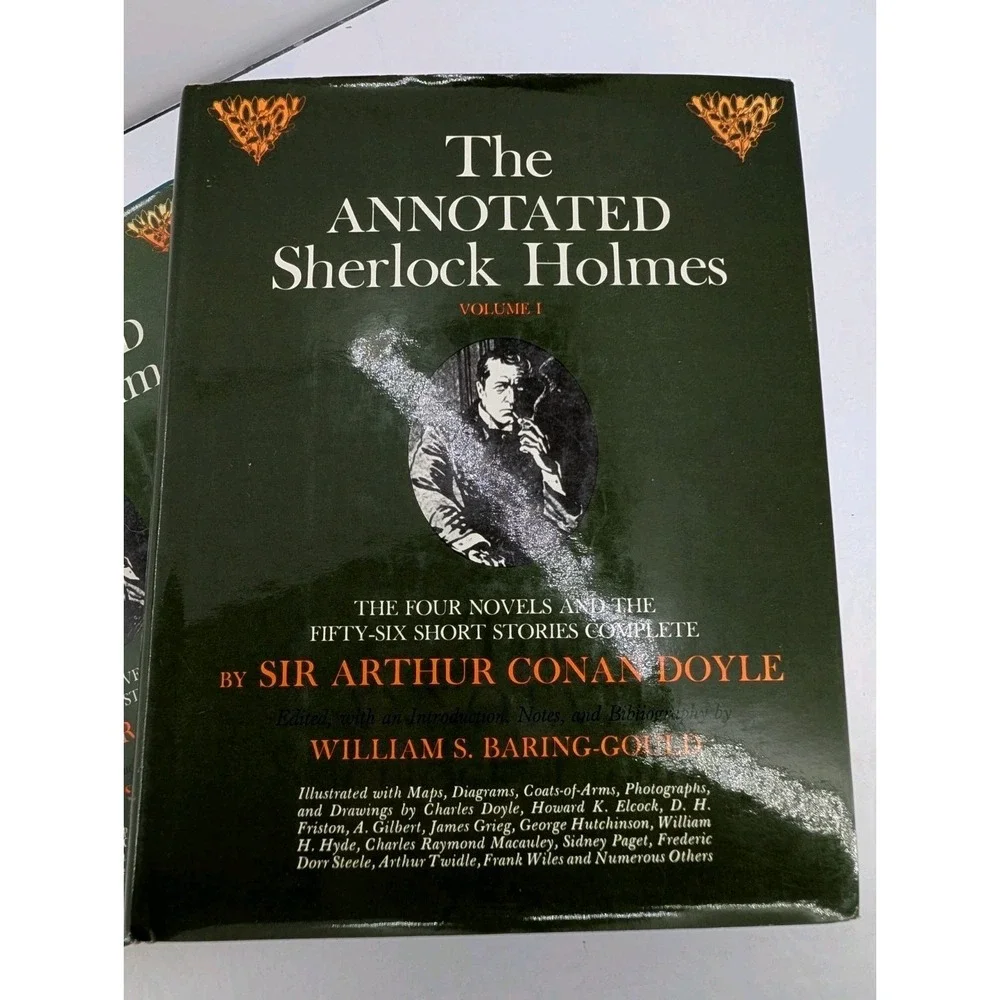 THE ANNOTATED SHERLOCK HOLMES Complete 2 Vol Hardcover Set Baring-Gould Boxed HC